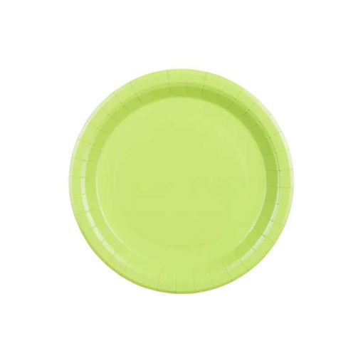 Picture of PAPER PLATES LIME 23CM - 6 PACK
